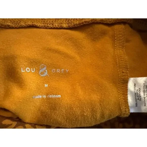 Lou & Grey Medium Leopard Giraffe Orange Yellow Biker Short - Picture 8 of 8